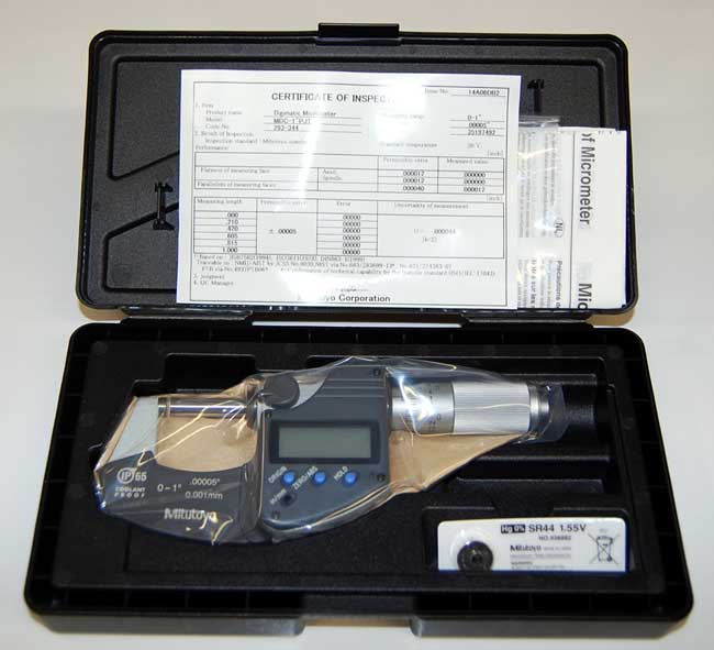 Mitutoyo 293-344-30 Coolant Proof Ip65 Digital Micrometer for sale online 
